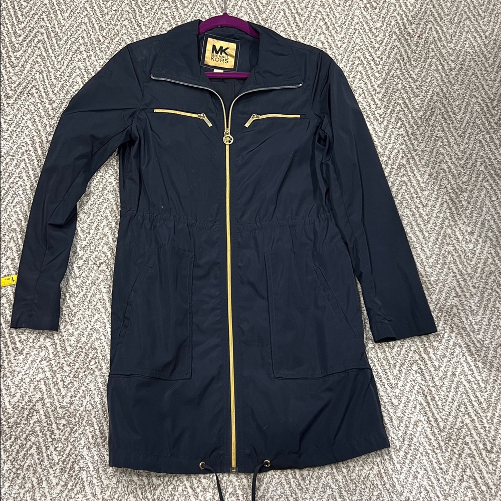 Michael Kors navy Jacket with Gold Accents